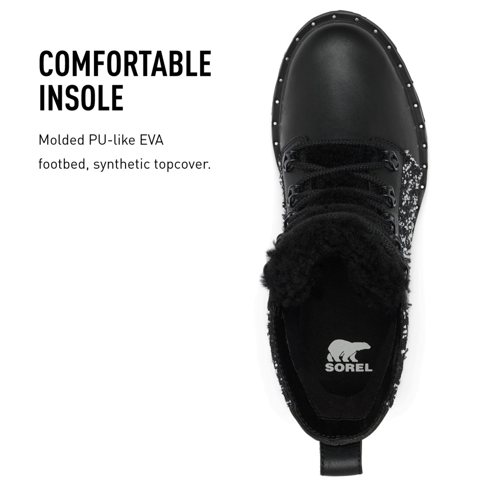 Sorel Switzerland Black-sea Salt Kuscheliger Lennox-spitzen-regenstiefel Für Damen