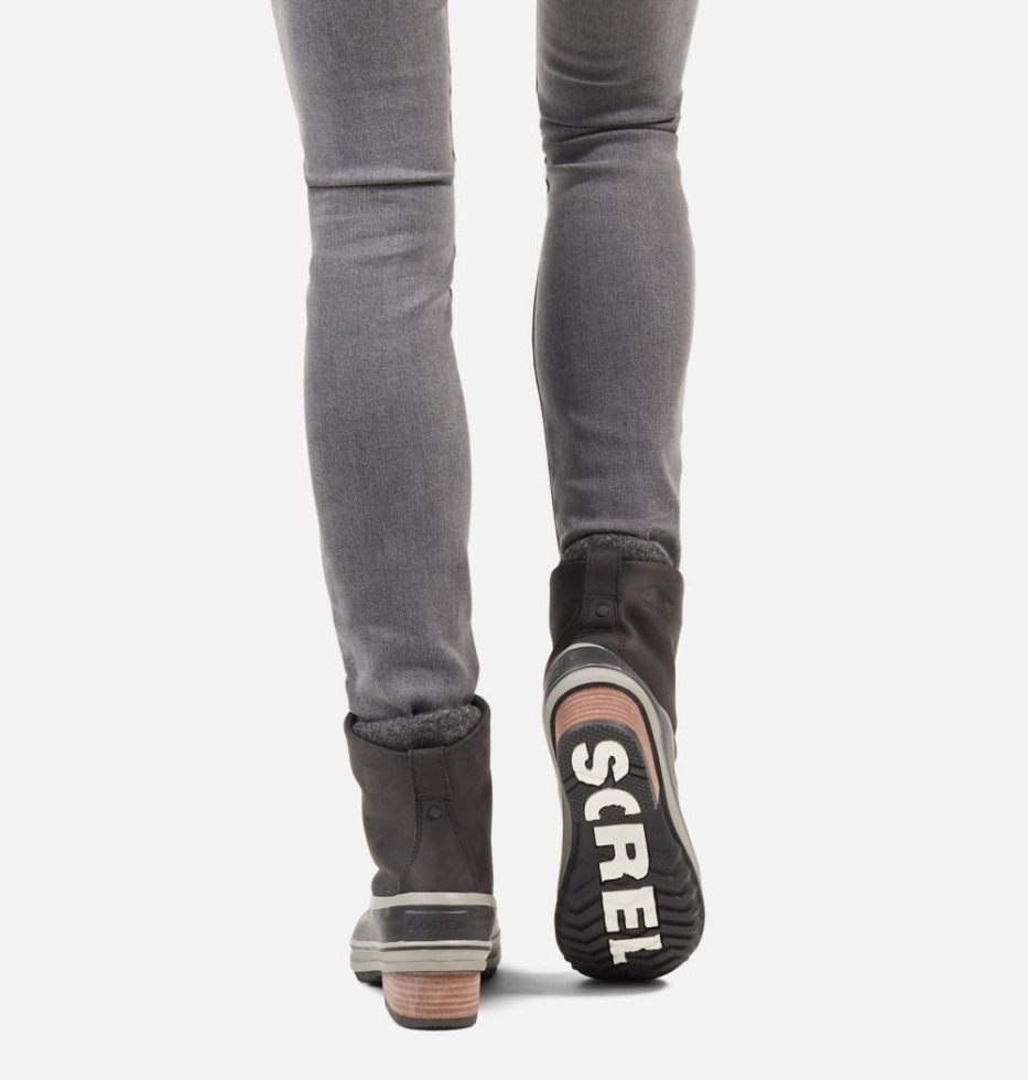 Sorel Switzerland Black Damenslimpackiii Spitze Duck Boot