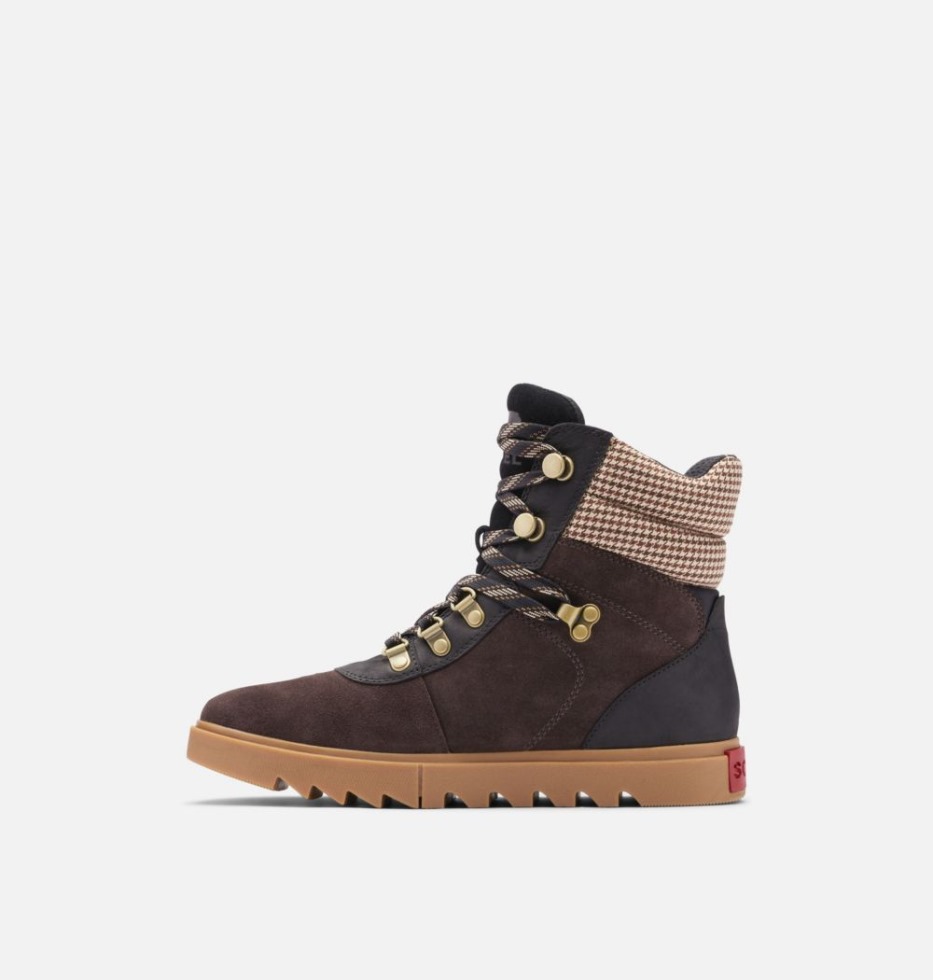 Sorel Switzerland Geschwärzter Braun-schwarzer Joan Of Arctic Next Lite Wanderstiefel Für Damen