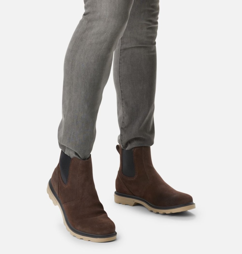 Sorel Schweiz Geschwärzter Braun-khaki Ii Carson Chelsea Boot Für Herren
