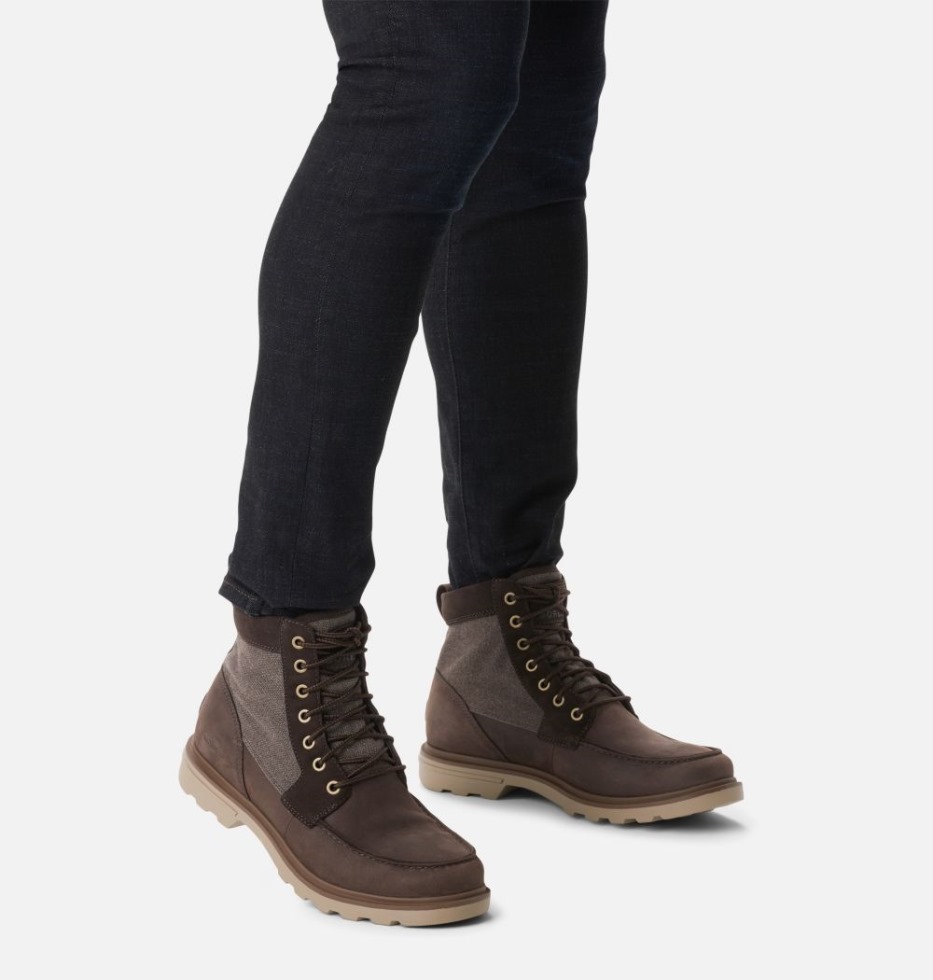 Sorel Schweiz Geschwärzter Braun-khaki Ii Carson Moc Stiefel Für Herren