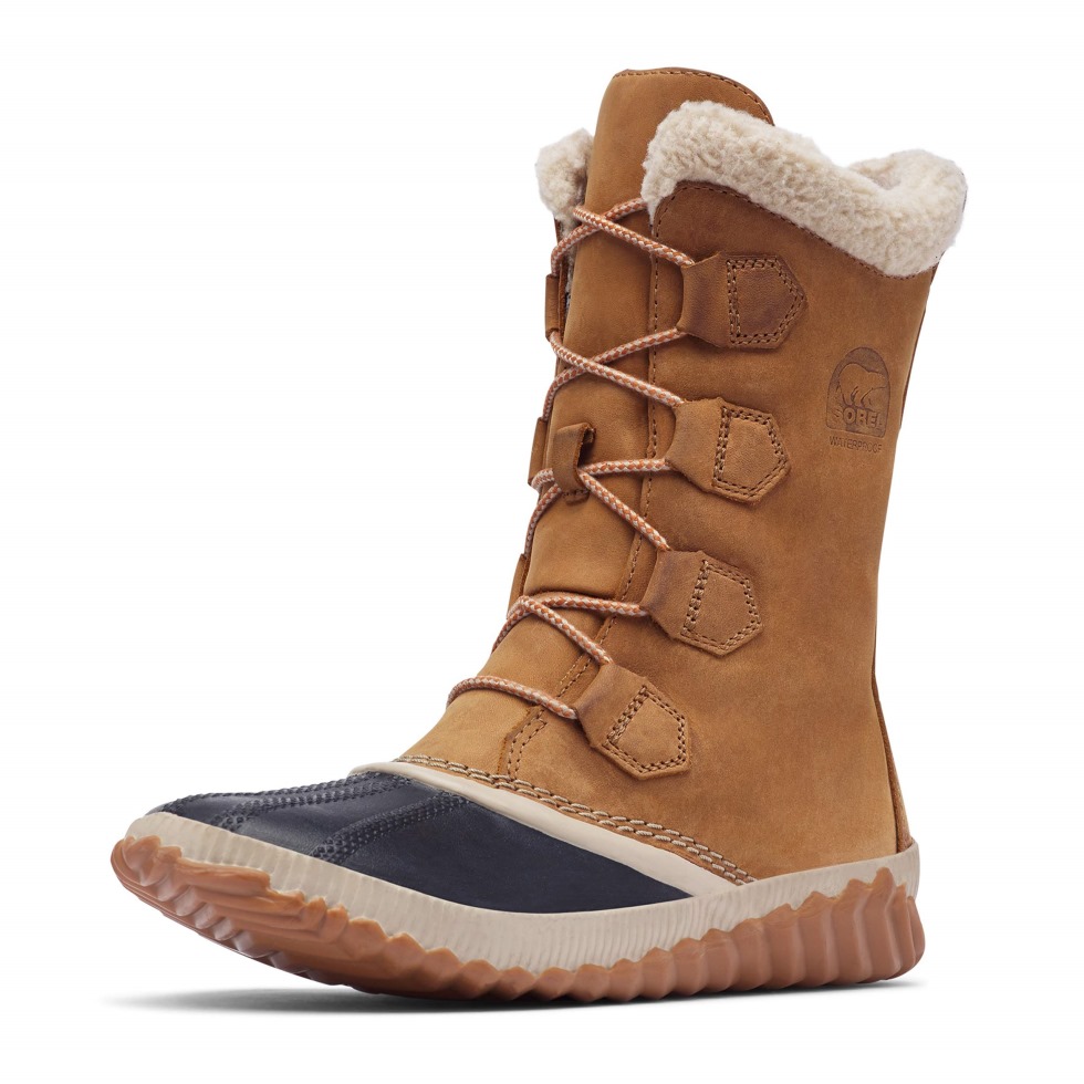 Sorel Switzerland Brown Elk Damen N About Plus Hohe Duck Boots