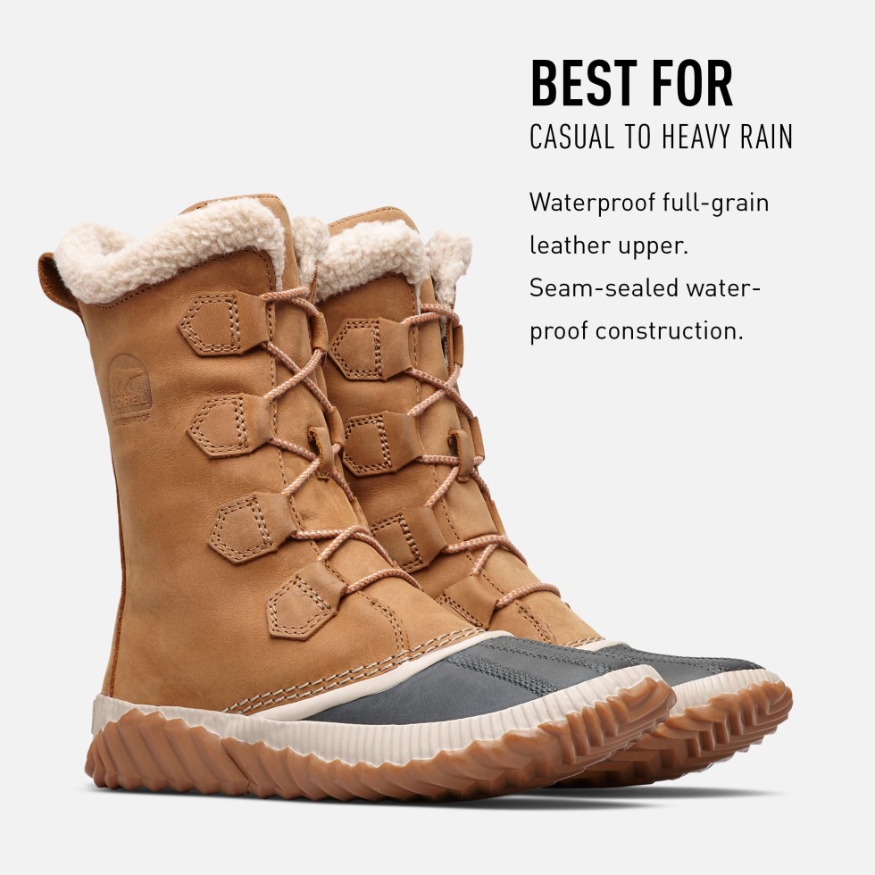 Sorel Switzerland Brown Elk Damen N About Plus Hohe Duck Boots