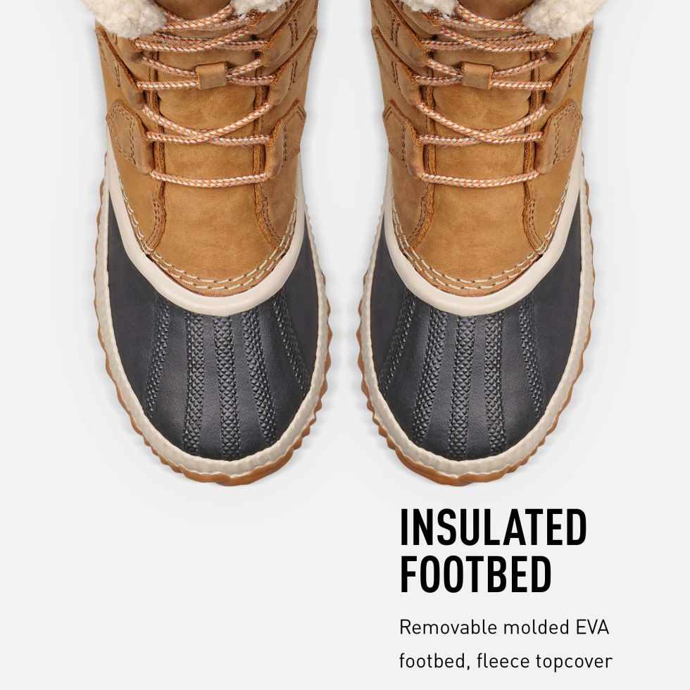 Sorel Switzerland Brown Elk Damen N About Plus Hohe Duck Boots