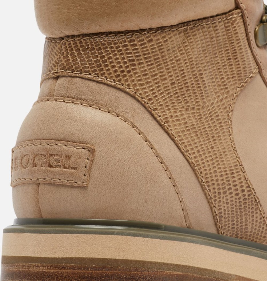 Sorel Switzerland Canoe-stone Green Damen Lennox Hiker Stkd Stiefel