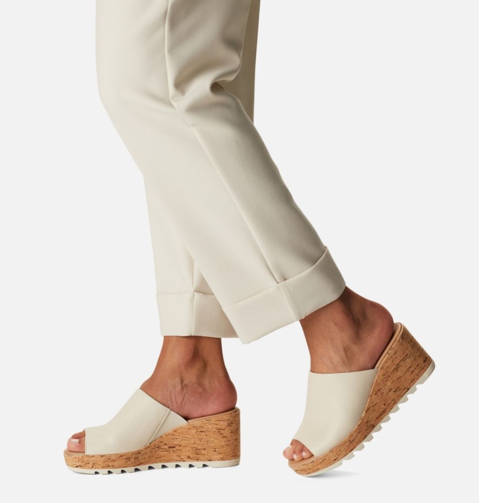 Sorel Switzerland Cameron Keil-Mule-Sandale Für Damen In Kreideschwarz