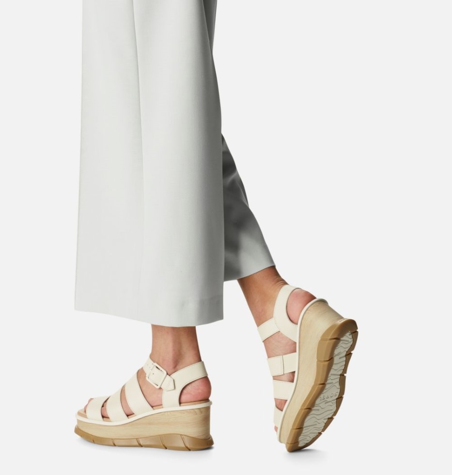 Sorel Switzerland Chalk-gum 17 Joanie Iii Keilsandale Mit Knöchelriemen Für Damen