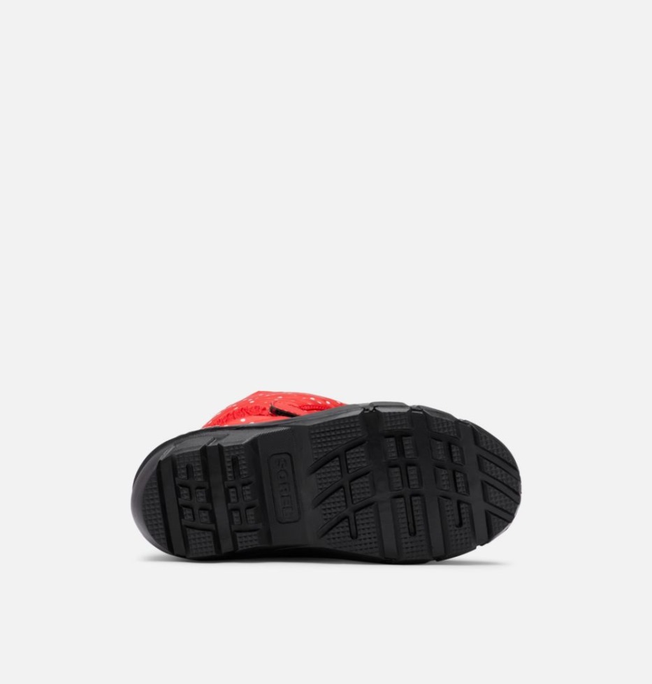 Sorel Switzerland Kirschbombe-schwarzer Jugendstiefel Mit Flurry-print