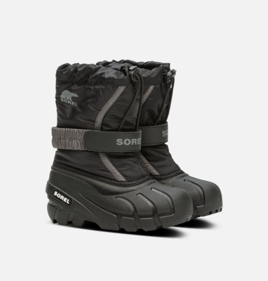 Sorel Switzerland Kinder Flurry Boot Black-city Grey