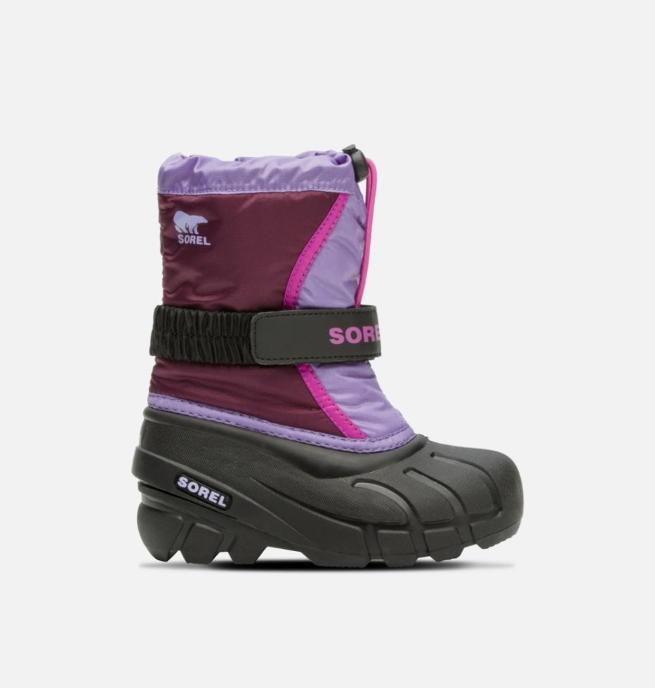 Sorel Switzerland Flurry Kinderstiefel Lila Dahlia-paisley Lila