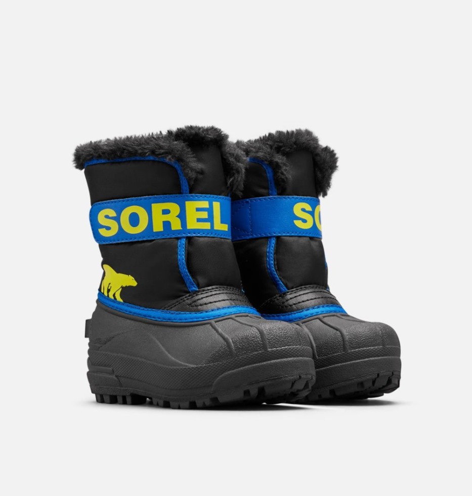 Sorel Switzerland Kinder Snow Commander Stiefel Schwarz-superblau