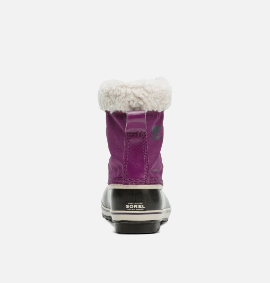 Sorel Schweiz Kinder Yoot Pac Nylonstiefel Wild Iris-dark Plum