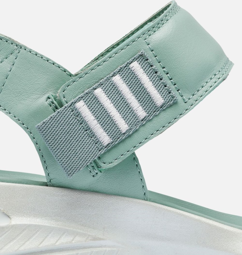 Sorel Switzerland Cremige Blau-blaue Hint Explorer Blitz Stride Sandale Für Damen