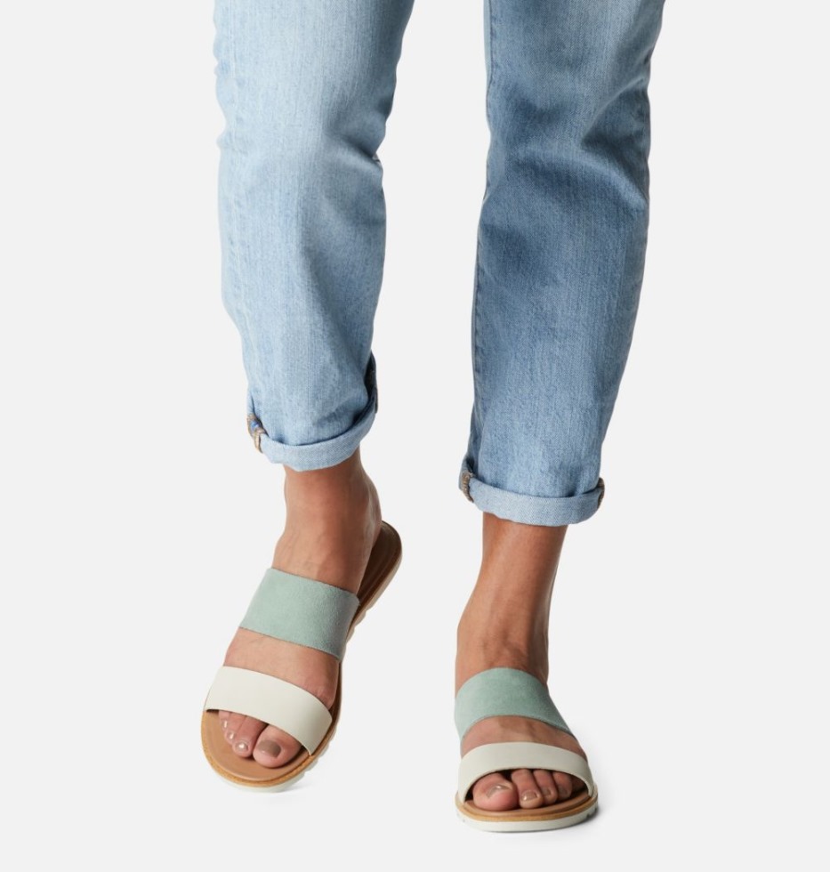 Sorel Switzerland Ella Ii Pantoffelsandalen Für Damen In Blauer Kreide