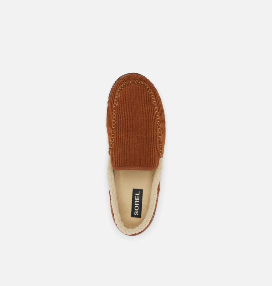 Sorel Switzerland Dark Amber-burro Dude Moc Pantoffel Für Herren