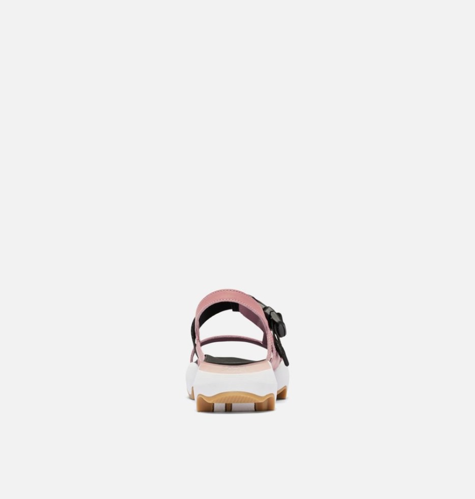 Sorel Switzerland Eraser Rosa-weiße Kinetic Impact Sling Sandale Für Damen