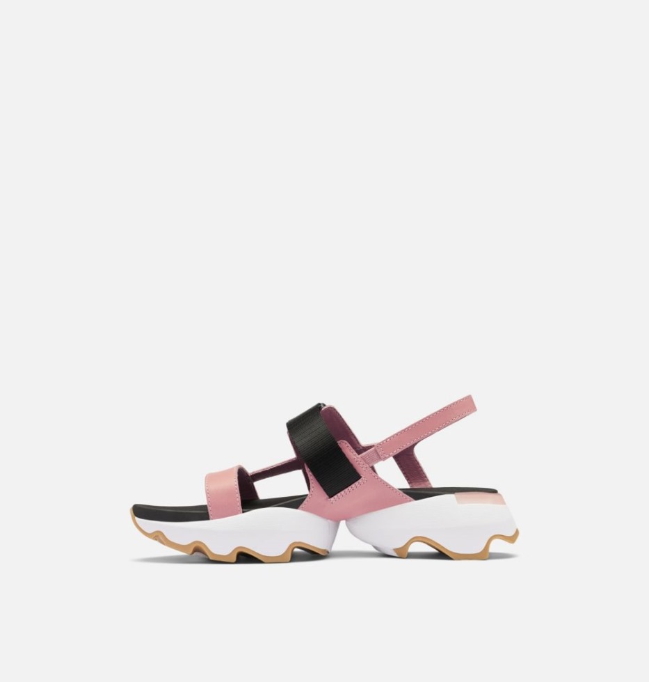Sorel Switzerland Eraser Rosa-weiße Kinetic Impact Sling Sandale Für Damen