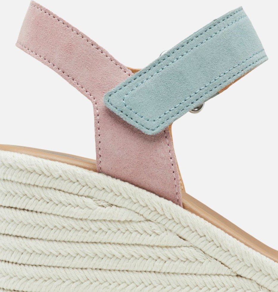 Sorel Switzerland Cameron Keilsandale Für Damen In Verwaschenem Funkenmeersalz