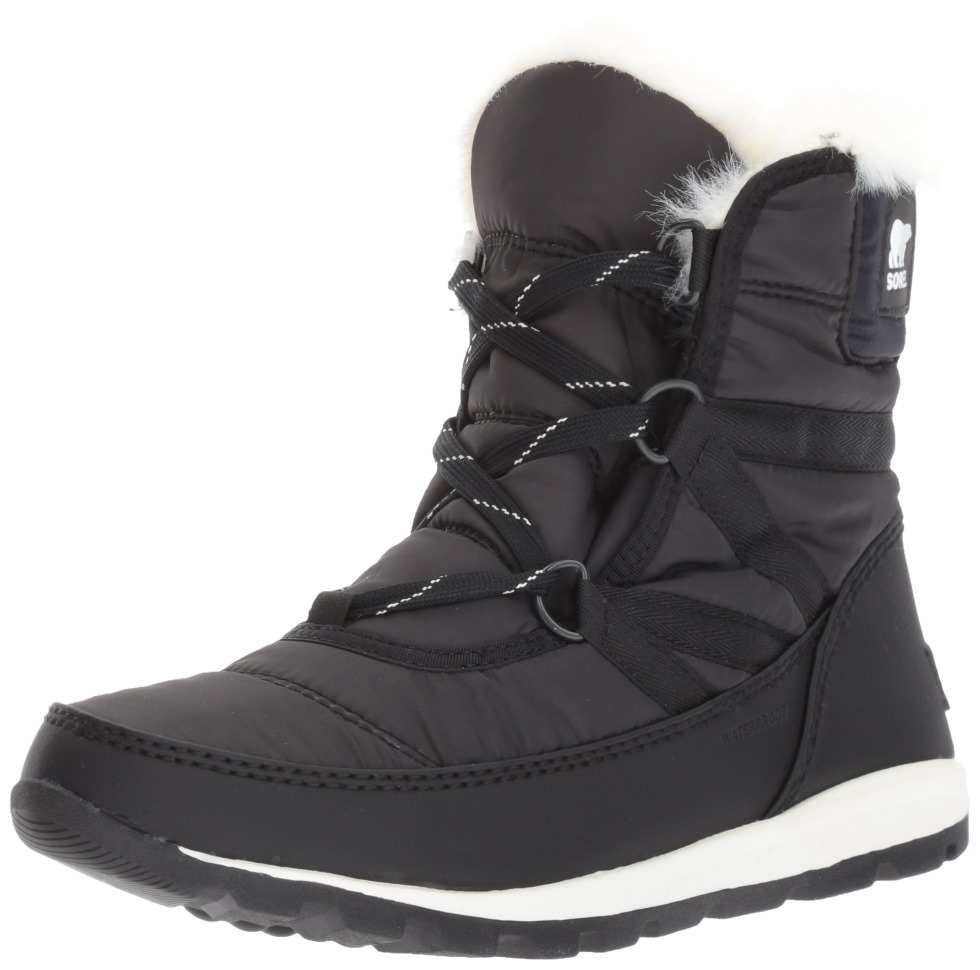 Sorel Switzerland Whitney Short Lace' Boots Schwarz Für Mädchen