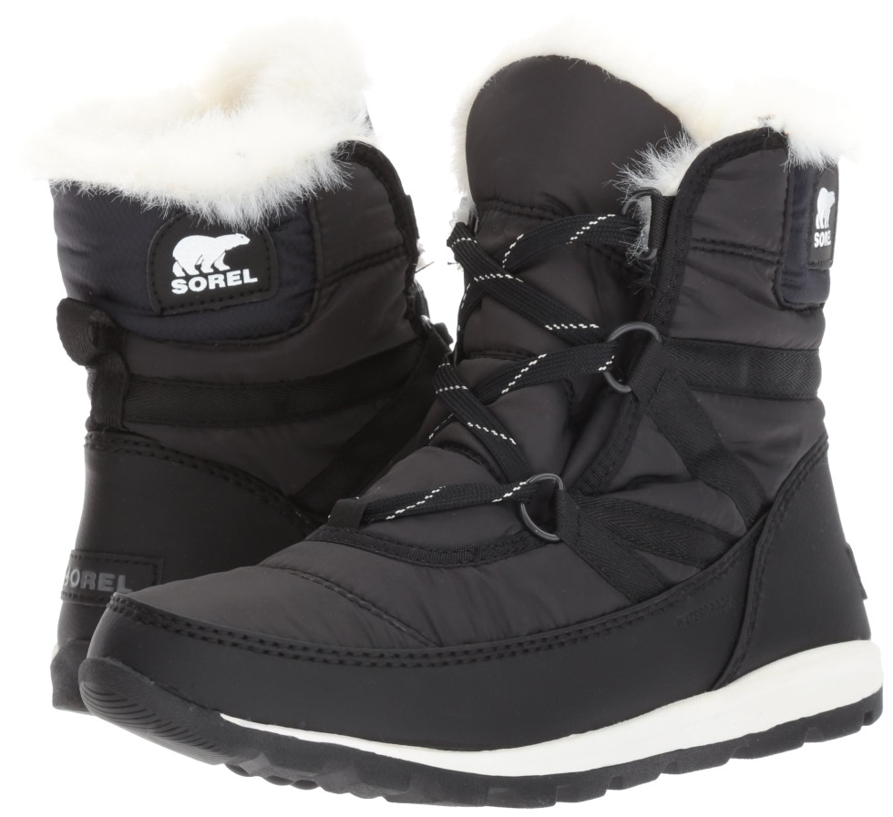 Sorel Switzerland Whitney Short Lace' Boots Schwarz Für Mädchen