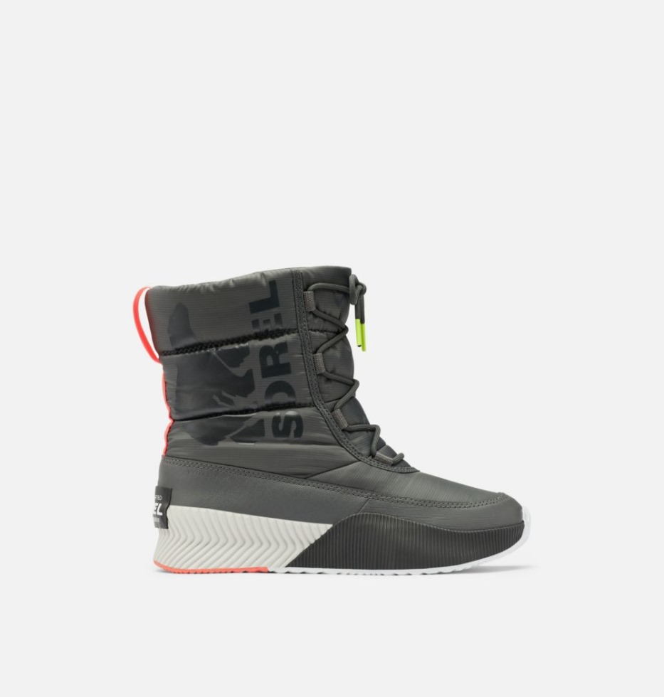 Sorel Switzerland Grill-white Out 'n About Iii Bauschiger Spitzenstiefel Für Damen