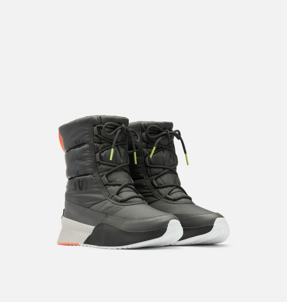 Sorel Switzerland Grill-white Out 'n About Iii Bauschiger Spitzenstiefel Für Damen