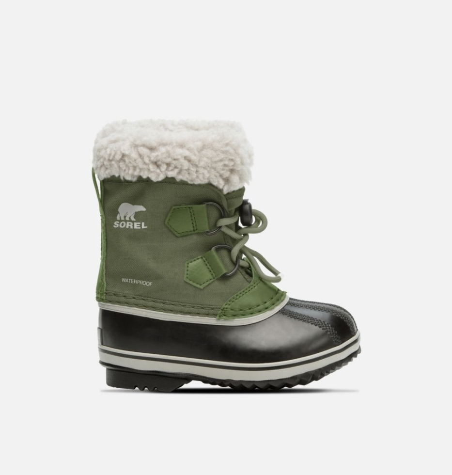 Sorel Schweiz Hiker Green Yoot Pac Nylonstiefel Für Kinder