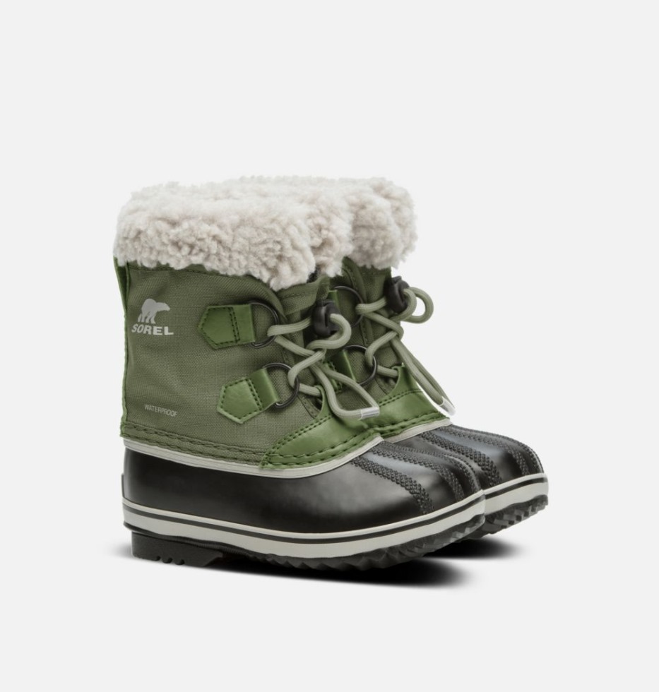 Sorel Schweiz Hiker Green Yoot Pac Nylonstiefel Für Kinder