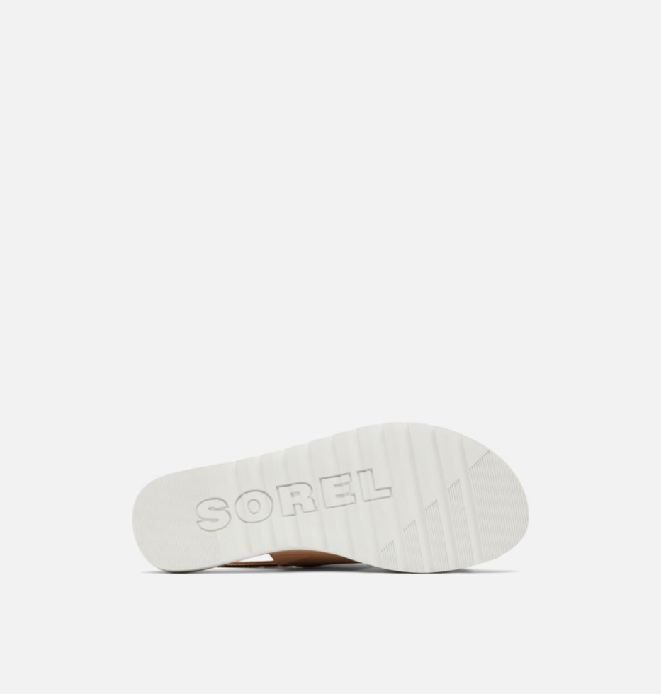 Sorel Switzerland Honour Beige-Sea Salt Ella II Slingback-Sandale Für Damen