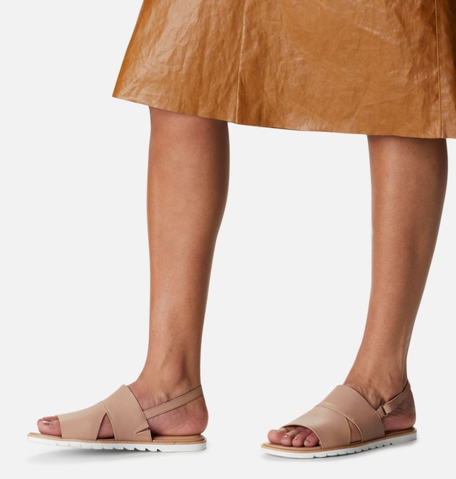 Sorel Switzerland Honour Beige-Sea Salt Ella II Slingback-Sandale Für Damen