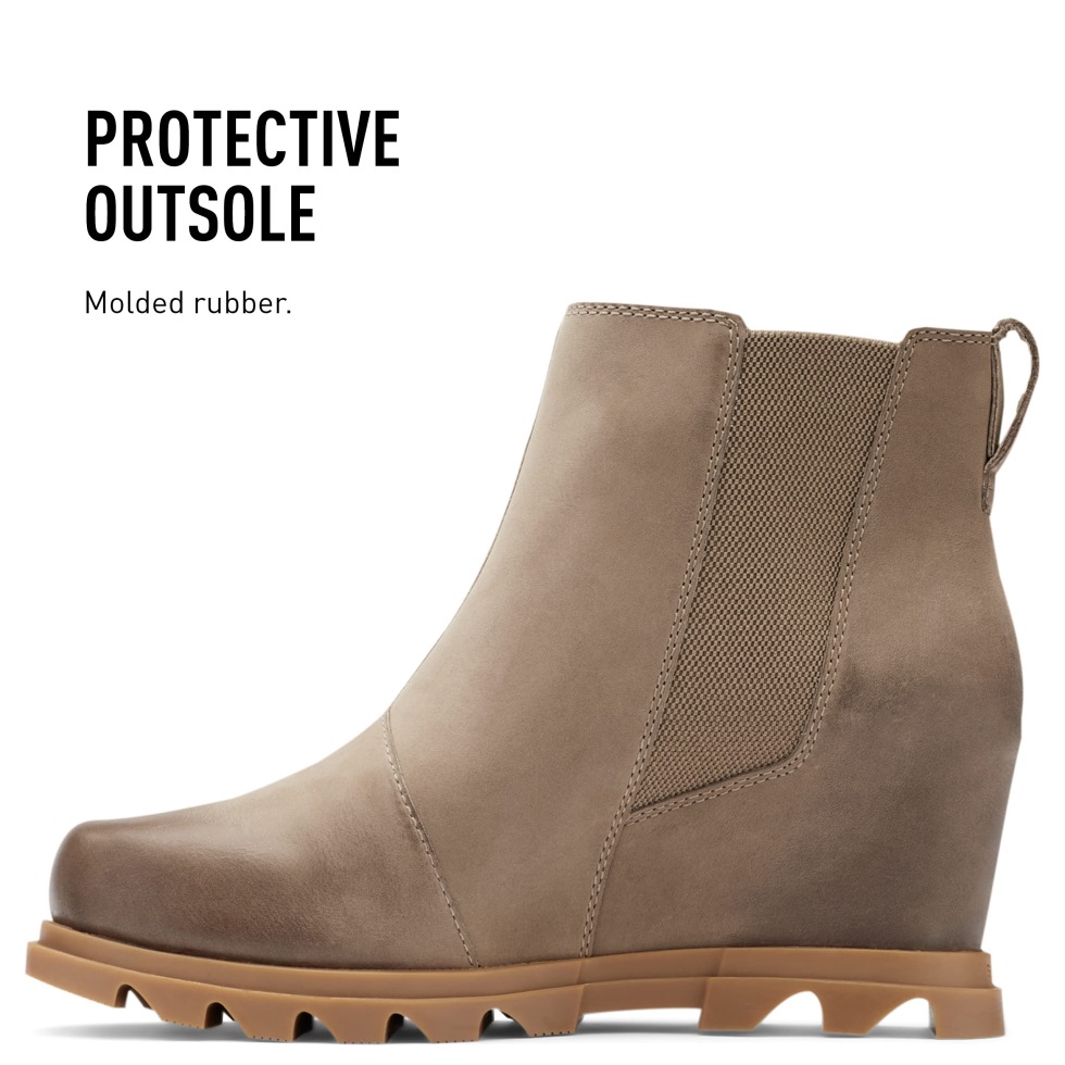Sorel Switzerland Khaki Ii-black Joan Of Arctic Wedge Iii Chelsea Boots Für Damen