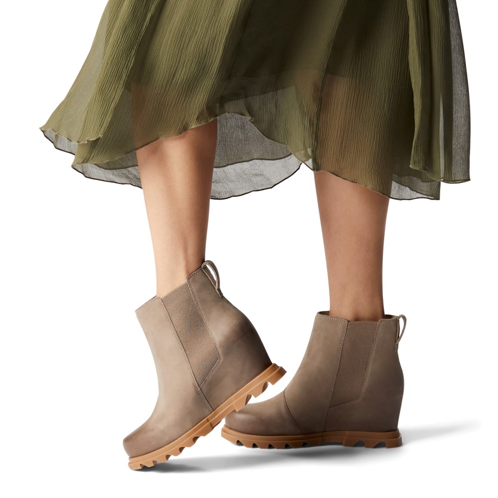 Sorel Switzerland Khaki Ii-black Joan Of Arctic Wedge Iii Chelsea Boots Für Damen