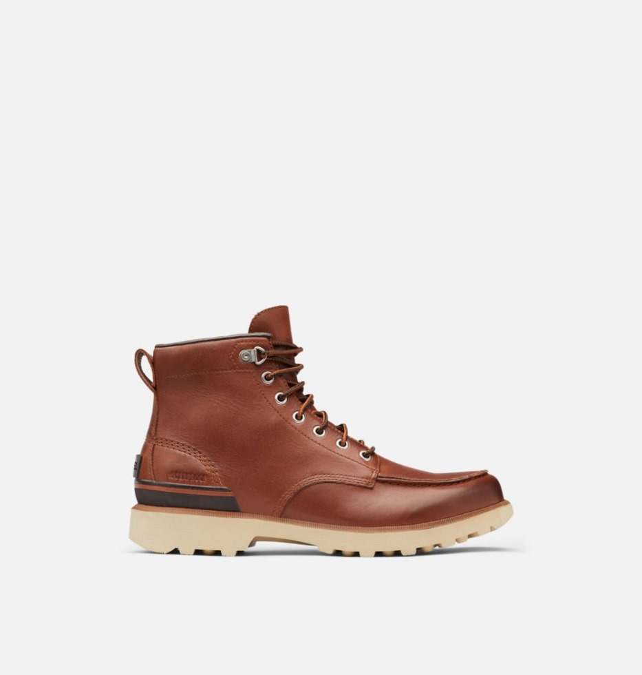 Sorel Switzerland Herren Caribou Moc Boot Dark Caramel-oatmeal