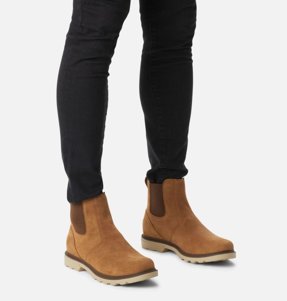 Sorel Schweiz Herren Carson Chelsea Boot Camel Brown-oatmeal