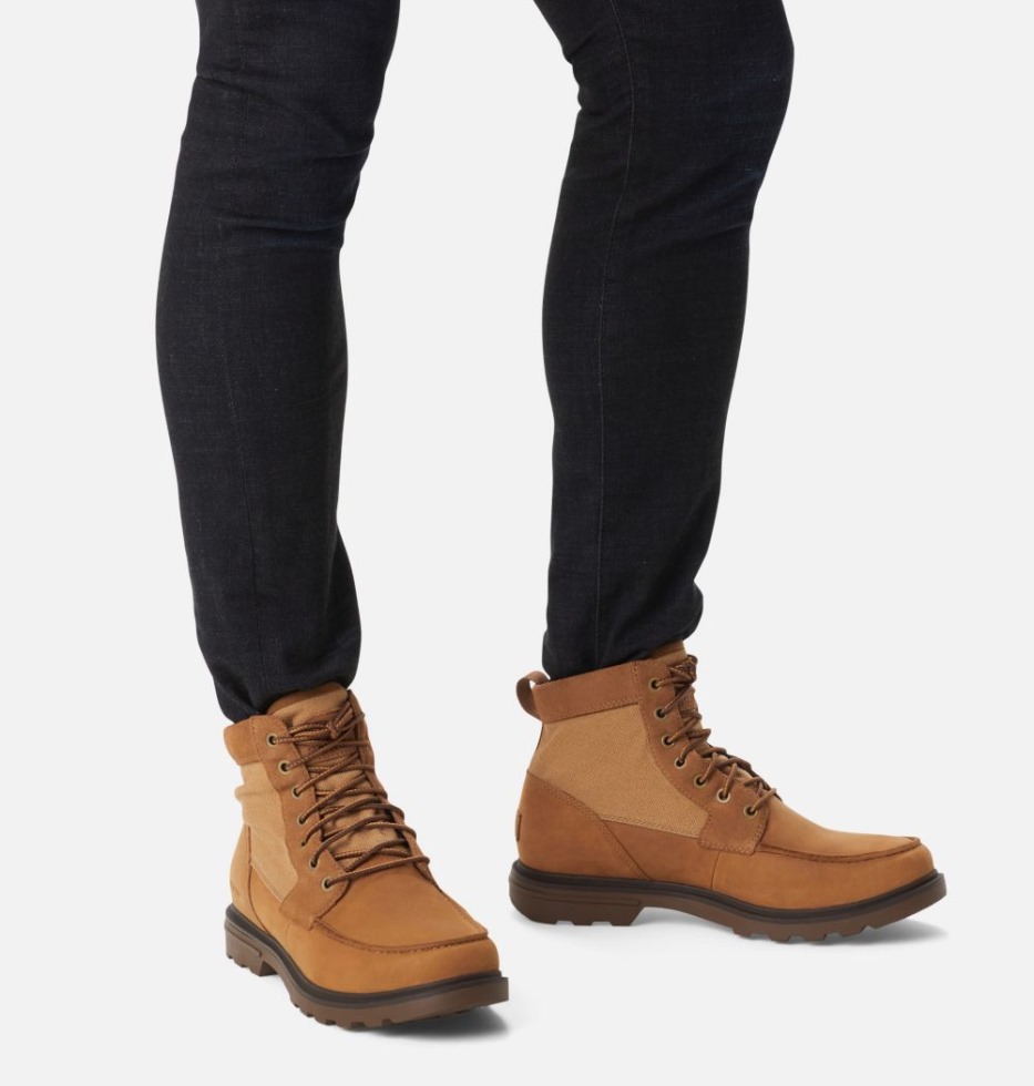 Sorel Schweiz Herren Carson Moc Boot Camel Braun-umbra