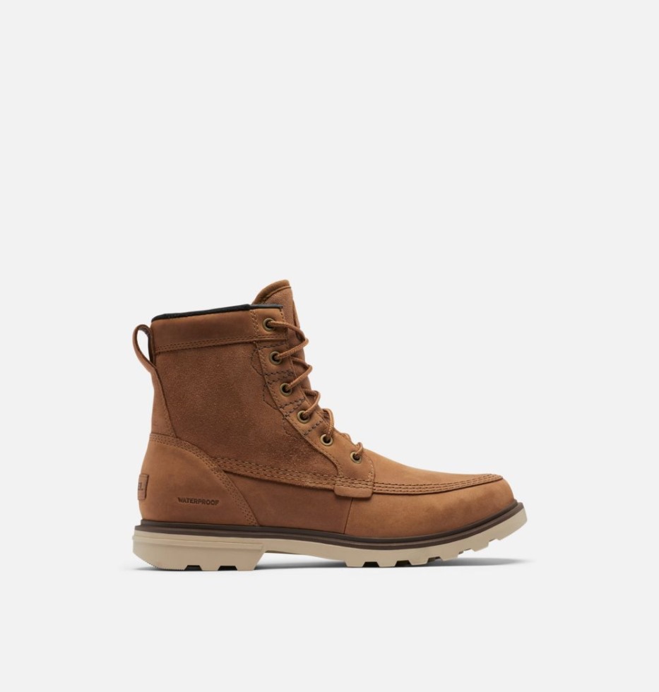 Sorel Switzerland Herren Carson Storm Wasserdichter Winterstiefel Camel Brown-oatmeal