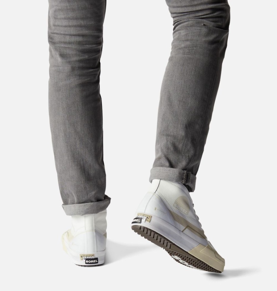 Sorel Switzerland Herren Grit Chukka Sneaker Weiß-weiß