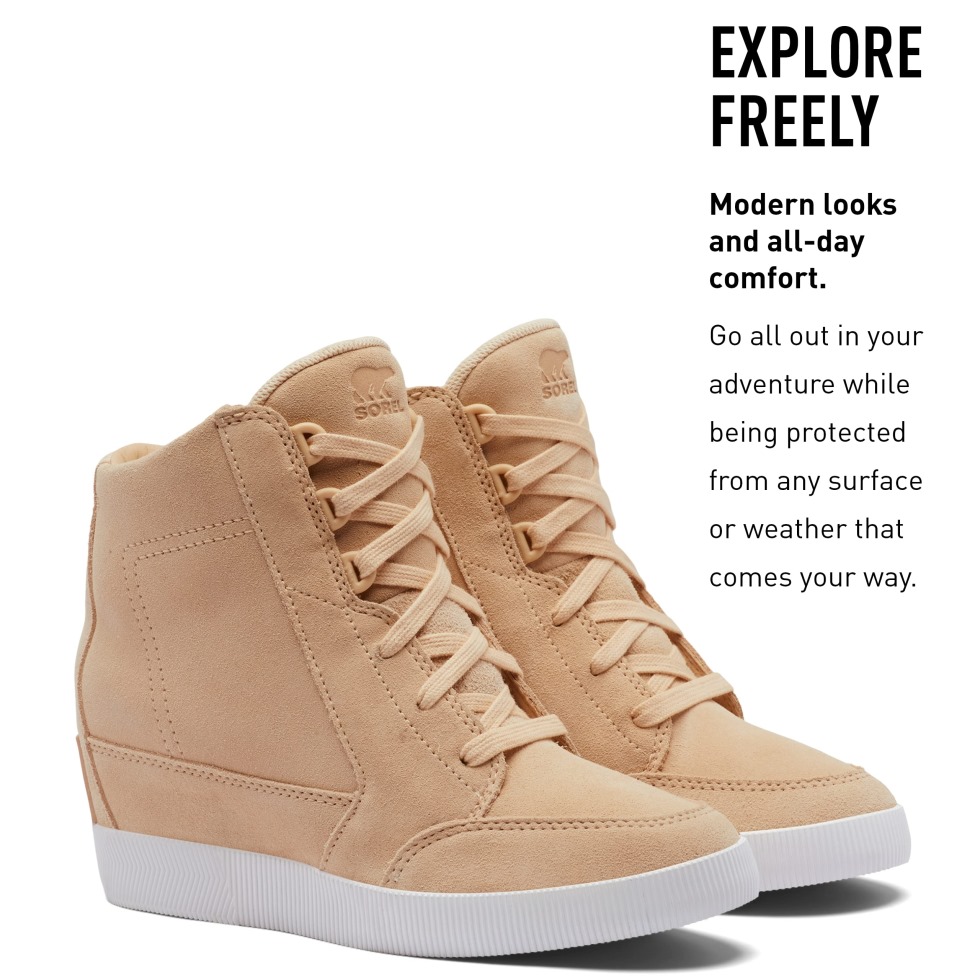 Sorel Switzerland Nova Sand Sea Salt Out 'n About Wedge Ii Stiefel Für Damen