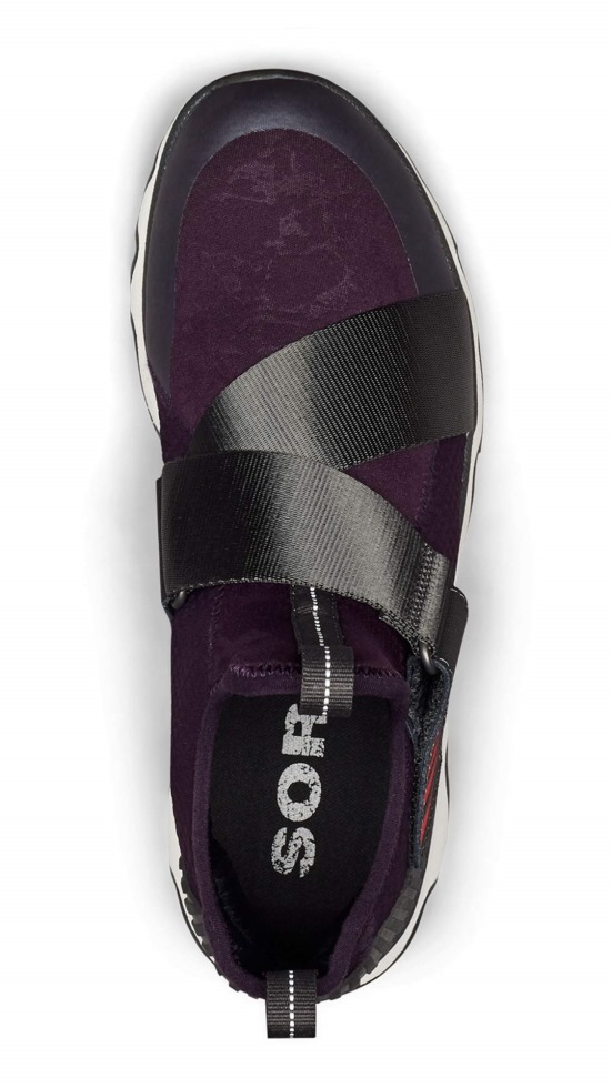 Sorel Switzerland Kinetic Sneaker Sneaker Für Damen In Lila, Dunkle Pflaume
