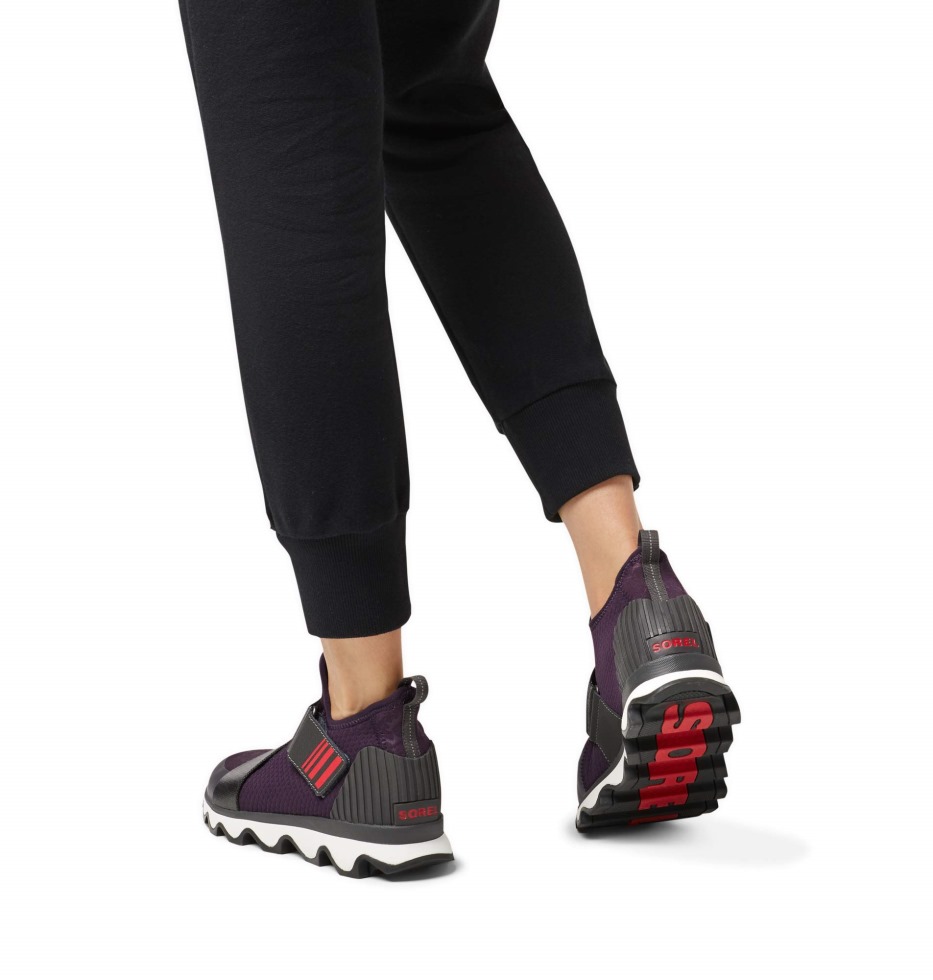 Sorel Switzerland Kinetic Sneaker Sneaker Für Damen In Lila, Dunkle Pflaume