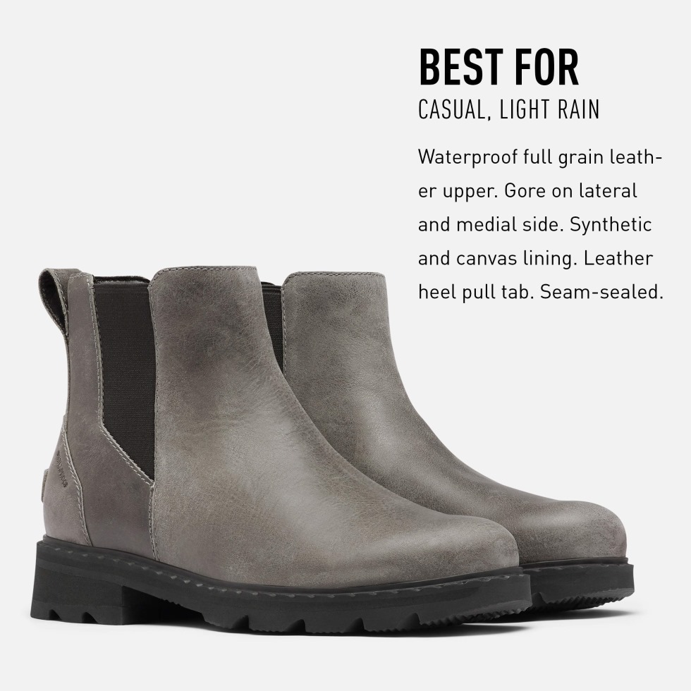 Sorel Switzerland Quarry Frauen Lennox Chelsea Boot Regenwasserdicht