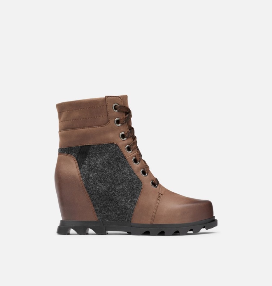 Sorel Schweiz Tabak-schwarze Joan Of Arctic Wedge Iii Lexie Bootie Für Damen