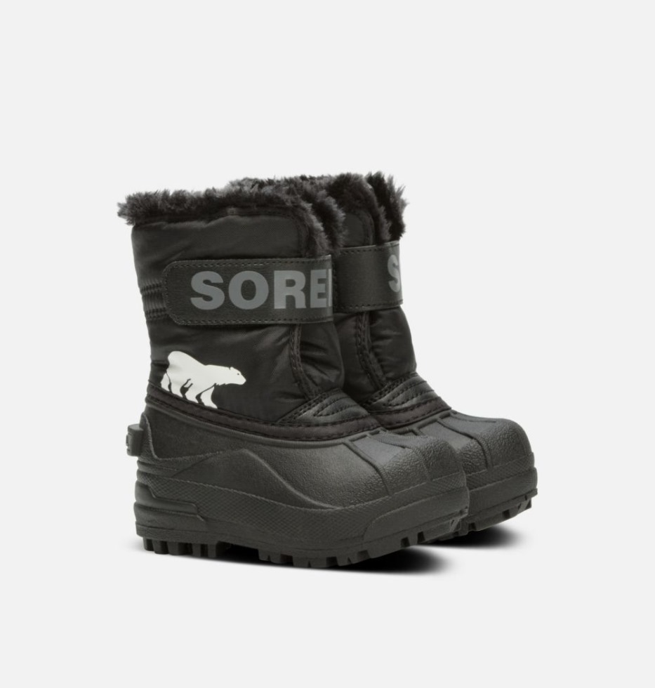 Sorel Switzerland Kleinkind Snow Commander Boot Black-charcoal