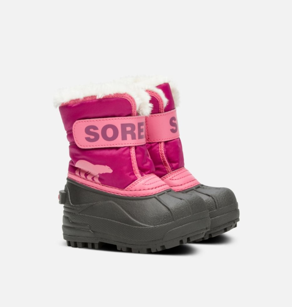 Sorel Switzerland Tropic Pink-deep Blush Kleinkinder Schneekommandantenstiefel