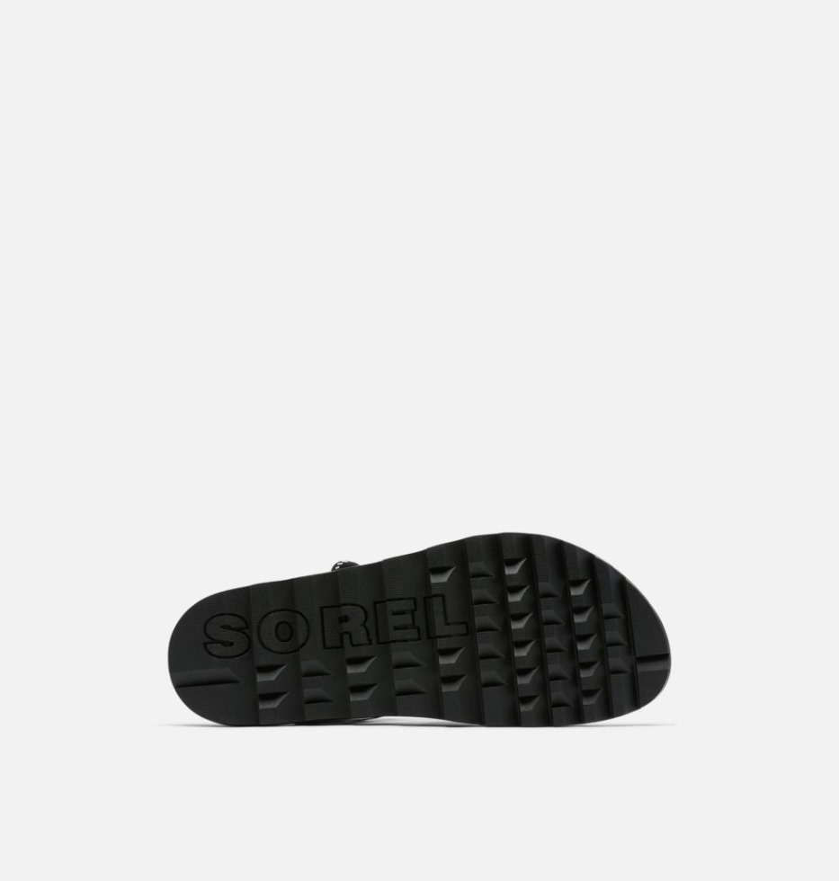 Sorel Switzerland Weiß-schwarze Roaming Spitzensandale Für Damen