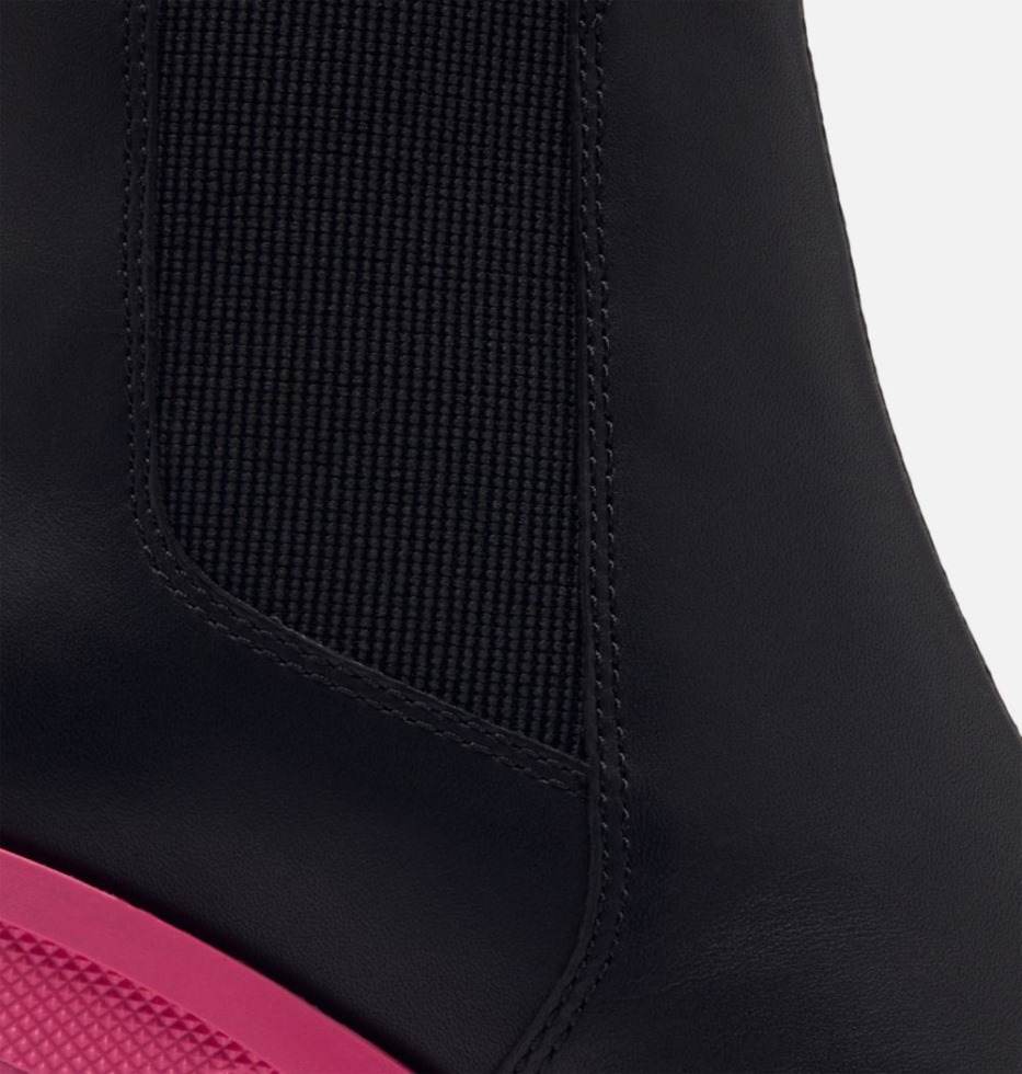Sorel Switzerland Damen Brex Heel Chelsea Bootie Black-cactus Pink