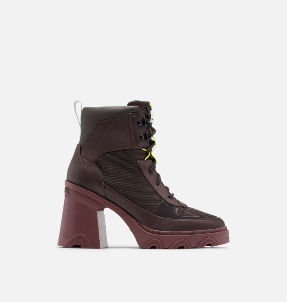 Sorel Switzerland Damen Brex Heel Lace Bootie New Cinder-sea Sprite