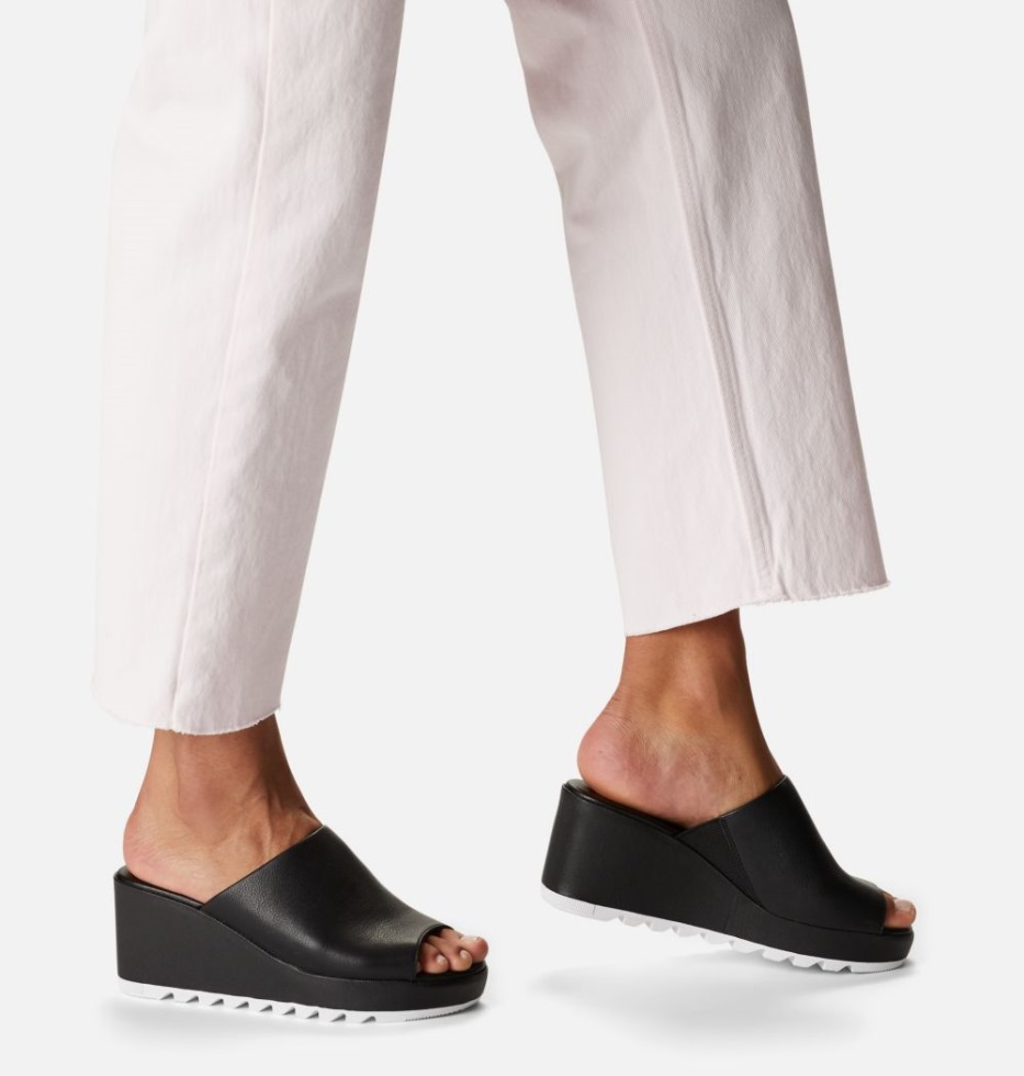 Sorel Switzerland Cameron Mule Sandal Damen Schwarz-weiss