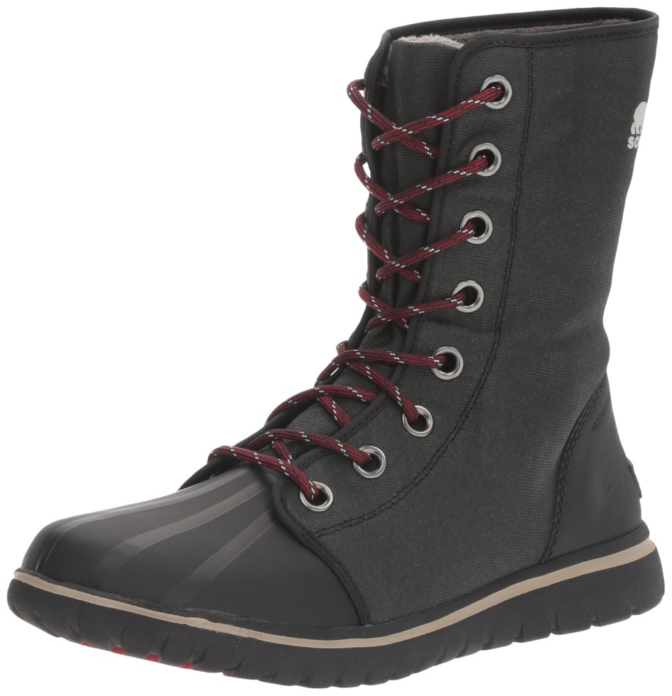 Sorel Switzerland Kuschelige 1964 Damen-hi-top-turnschuhe Schwarz