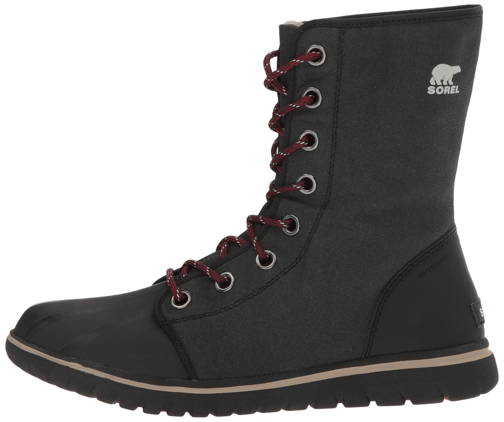 Sorel Switzerland Kuschelige 1964 Damen-hi-top-turnschuhe Schwarz